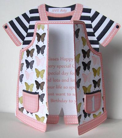 New Baby Romper Birthday Girl 8 by Margaret McCartney