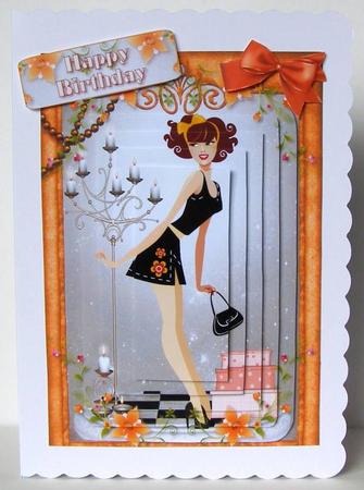 Fashionista! in Black and Orange Pyramid Mini Kit by Margaret McCartney