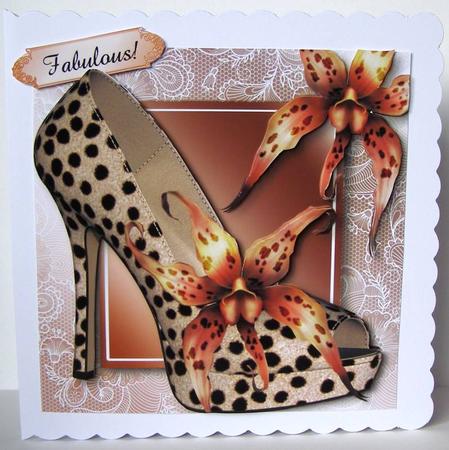 Africa Shoe & Orchid on Lacey Square by Margaret McCartney