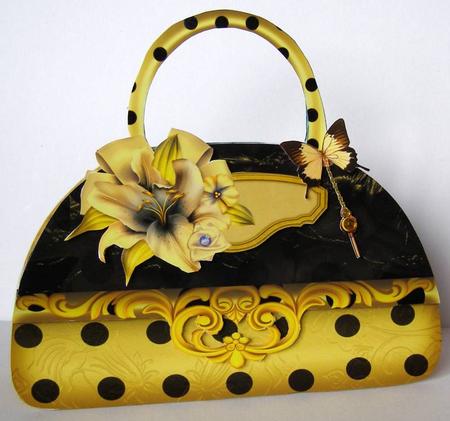 Fashion Yellow Lily Lady Bag by Margaret McCartney
