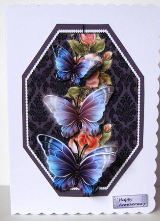 Topper with Glowing Butterflies by Margaret McCartney