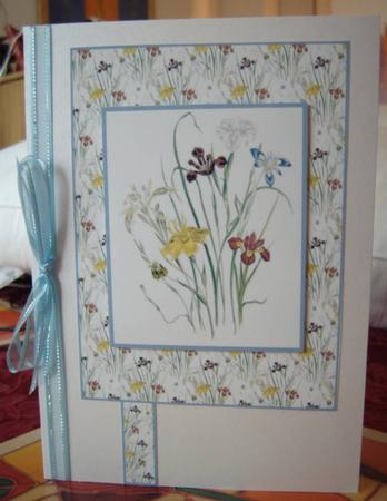 Delicate Flowers Quick Card by Margaret McCartney