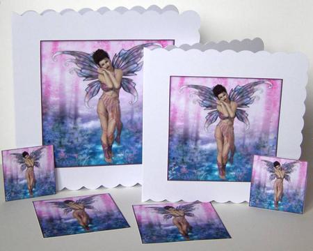 Ethereal Fairy ' Dawn ' Topper Sheet by Margaret McCartney
