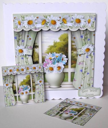 Window Dressing - Mountain Meadow by Margaret McCartney