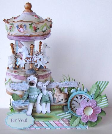 Flowers & Things Shaped Card Kit - in the Park by Margaret McCartney