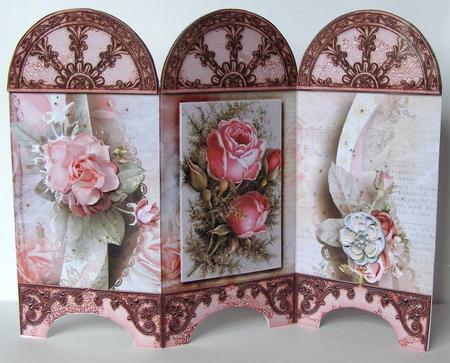 Paravan Card Rose by Margaret McCartney