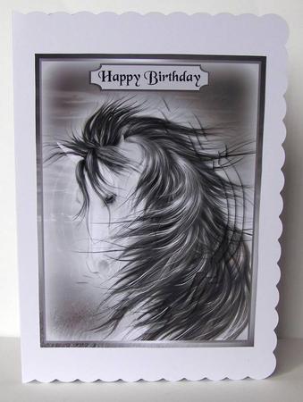 Wind Blown Horse by Margaret McCartney