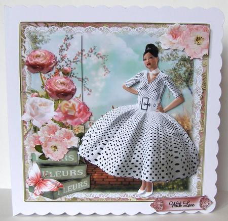Pretty in Polka Dots Card Front Kit by Margaret McCartney