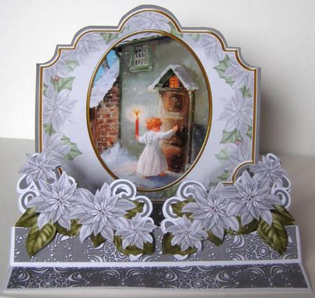 Christmas Choirboy 3D Easel Card Mini Kit by Margaret McCartney