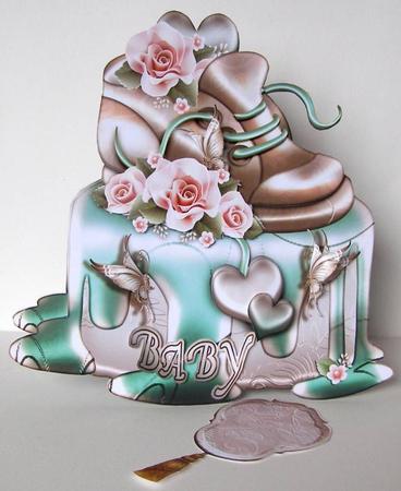 Cute Baby Cake by Margaret McCartney