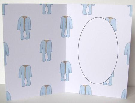 Baby Boy Sleeper Insert by Margaret McCartney