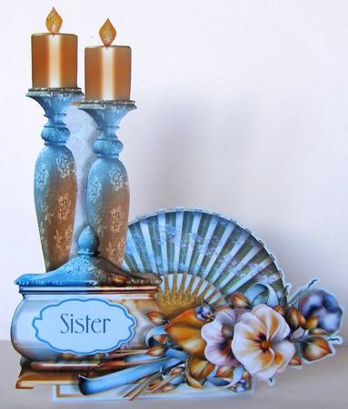 Flowers & Things Shaped Card Kit - Evening Soiree by Margaret McCartney