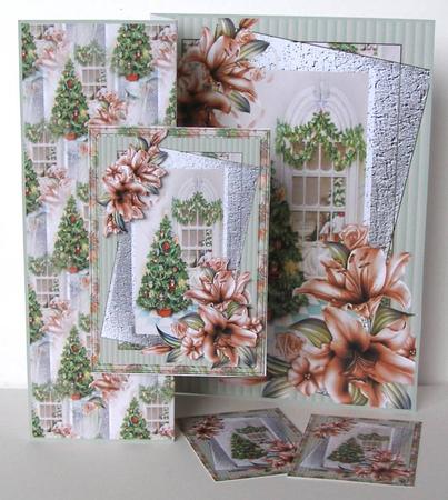 Vintage Christmas Tree No Hole Foldback by Margaret McCartney