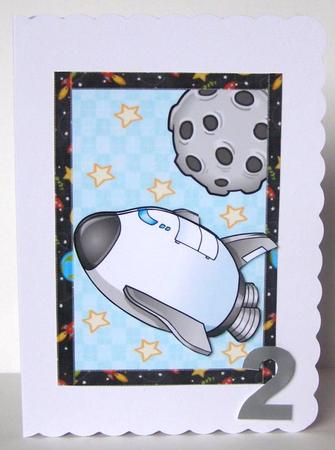 Grey Rocket with the Moon 1-6 by Margaret McCartney