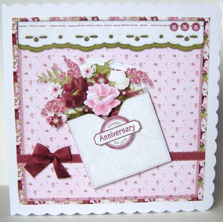 Topper Card with Insert Flowers for You by Margaret McCartney