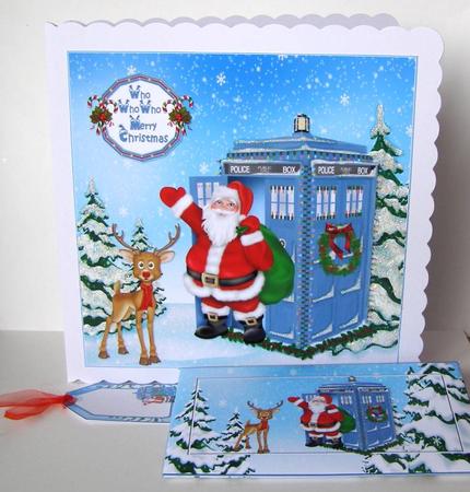 8x8 Dr Who Christmas Mini Kit by Margaret McCartney