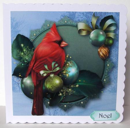 Red Cardinal Christmas by Margaret McCartney