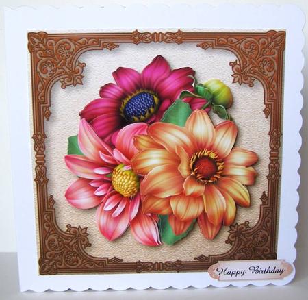 Gorgeous Dahlias - 3 Sheet Mini Kit by Margaret McCartney