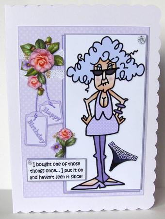 Stella and Her Thong Quick Card by Margaret McCartney