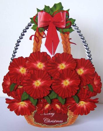 Christmas Rose Hanging Basket Kit by Margaret McCartney