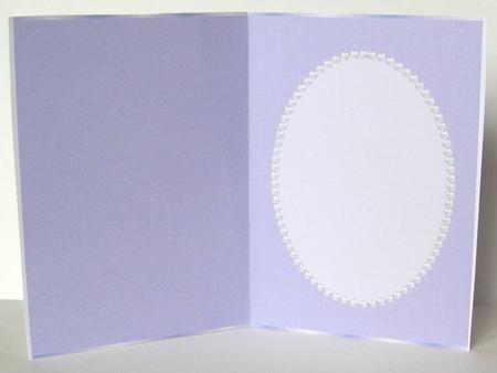 Light Purple Insert, with Pearls by Margaret McCartney