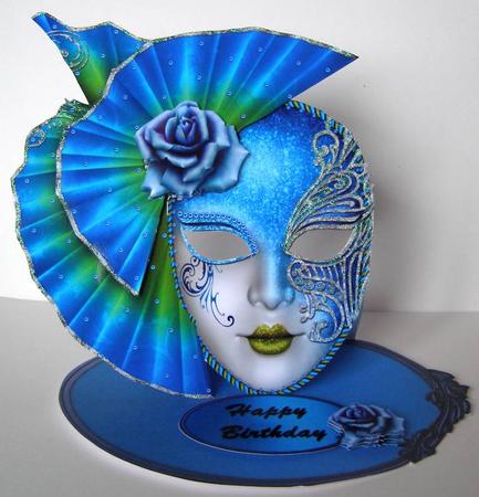 Masquerade Easel Card Kit by Margaret McCartney