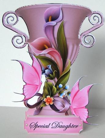 Layered Trophy Cup Card Mini Kit 1 by Margaret McCartney