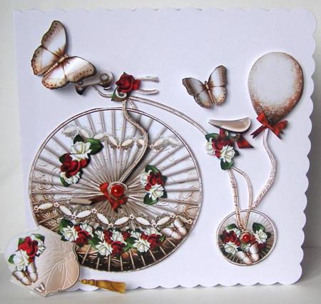 Vintage Retro Bicycle by Margaret McCartney