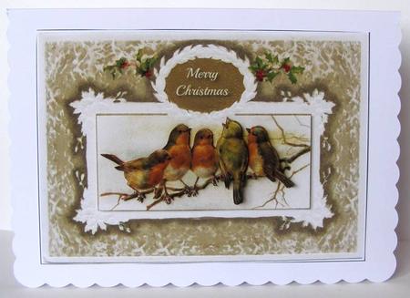 Vintage Robins Quick Card by Margaret McCartney
