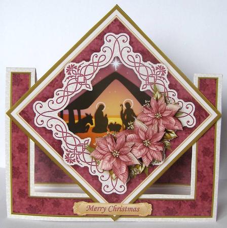 Nativity Diamond Front Mini Kit Decoupage by Margaret McCartney
