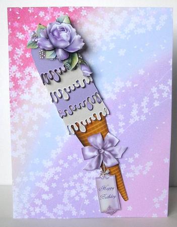 Blueberry Cone by Margaret McCartney