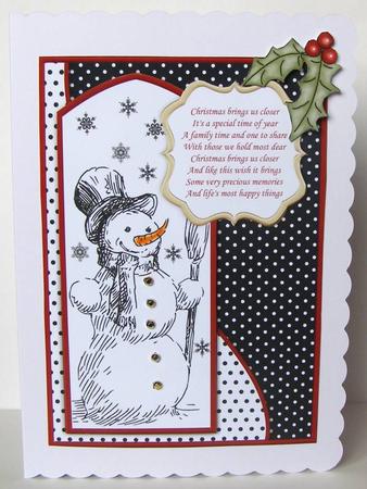 The Snowman A5 with Concertina Insert Mini Kit by Margaret McCartney