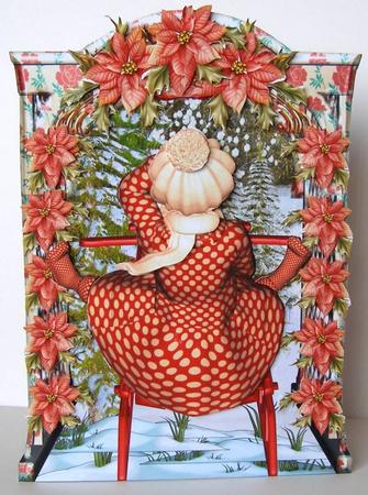 Shaped Card Sledging Fun Kit by Margaret McCartney