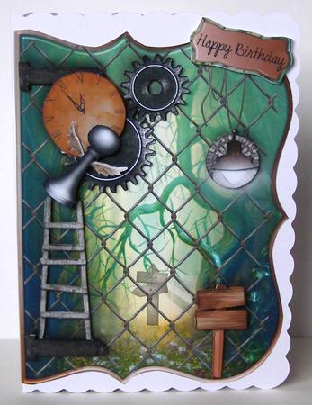 Things O'clock Male Card by Margaret McCartney