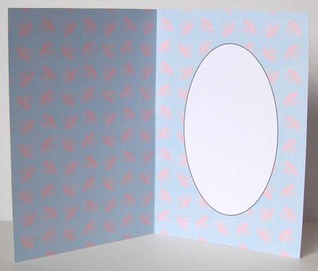 Floral Blue Pink Insert by Margaret McCartney