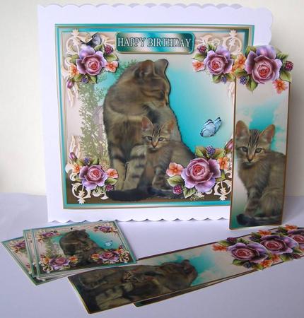 Love and Hugs Greeting Card Kit by Margaret McCartney