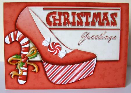 A5 Christmas Greetings Card by Margaret McCartney