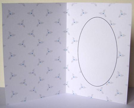 Holly Silver Blue Insert by Margaret McCartney