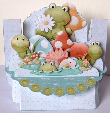 Pond Life 3D Shelf Card Kit by Margaret McCartney