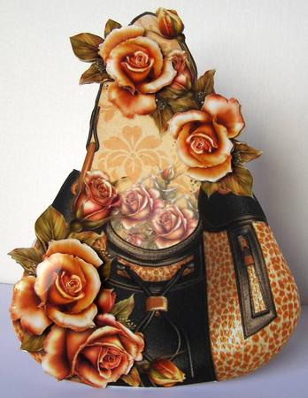 Golden Autumn Handbag Card Mini Kit by Margaret McCartney