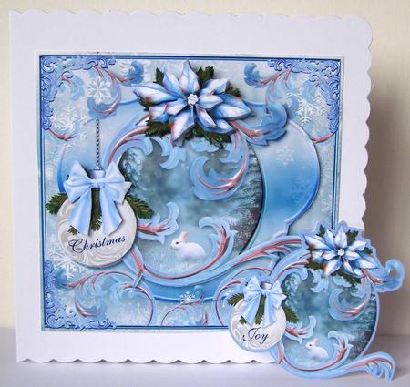 Christmas Heaven 7.5 Card Front by Margaret McCartney