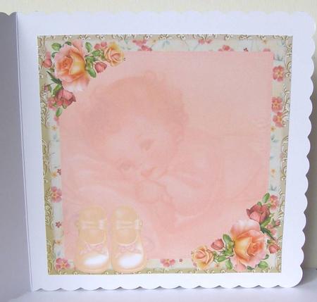 Insert to Peach and Pink Baby Girl by Margaret McCartney