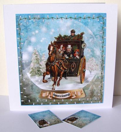 Saving Christmas Quick Topper and Insert by Margaret McCartney