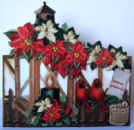 Mini Kit Christmas Lantern Country Style by Margaret McCartney