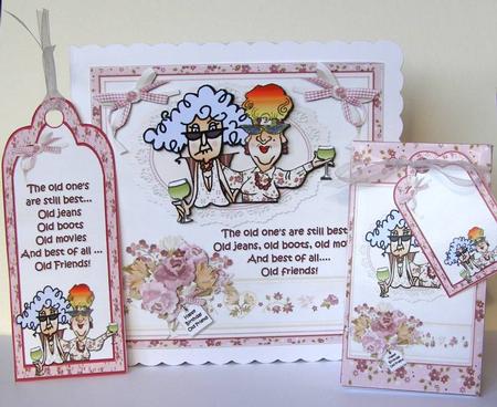 8x8 Stella and Edna Old Friends Mini Kit by Margaret McCartney