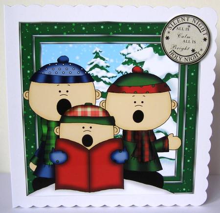 Christmas Carolers by Margaret McCartney