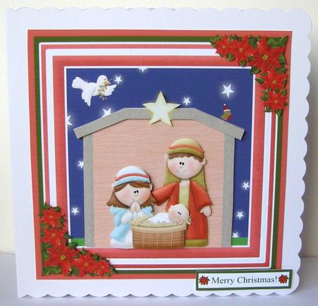 Christmas Nativity Scene Mini Kit & Decoupage by Margaret McCartney