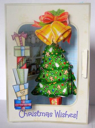 3D Corner Card Kit - Christmas at Our House by Margaret McCartney
