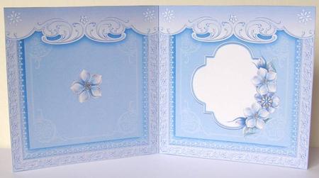 Blank Christmas Insert for Robin & Florals on Cup367635_68 by Margaret McCartney