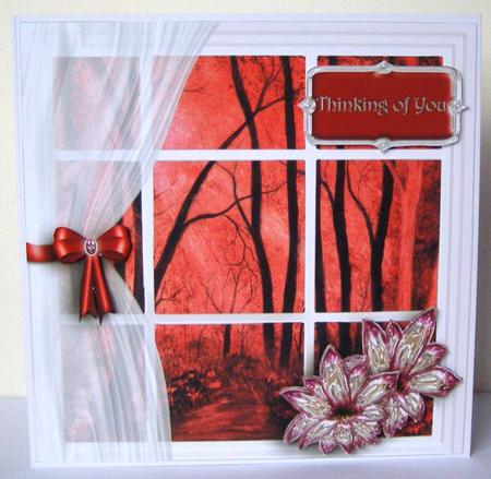 View from the Window - Red by Margaret McCartney